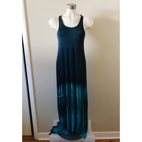 American Twist Dresses & Skirts - American Twist Tie Dye Hi-Low Maxi Dress M